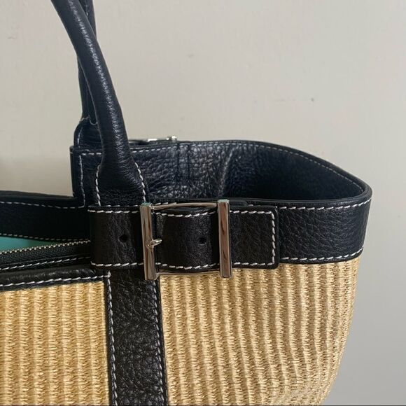 Tiffany & Co. Rattan Leather Trimmed Tote - Picture 11 of 14